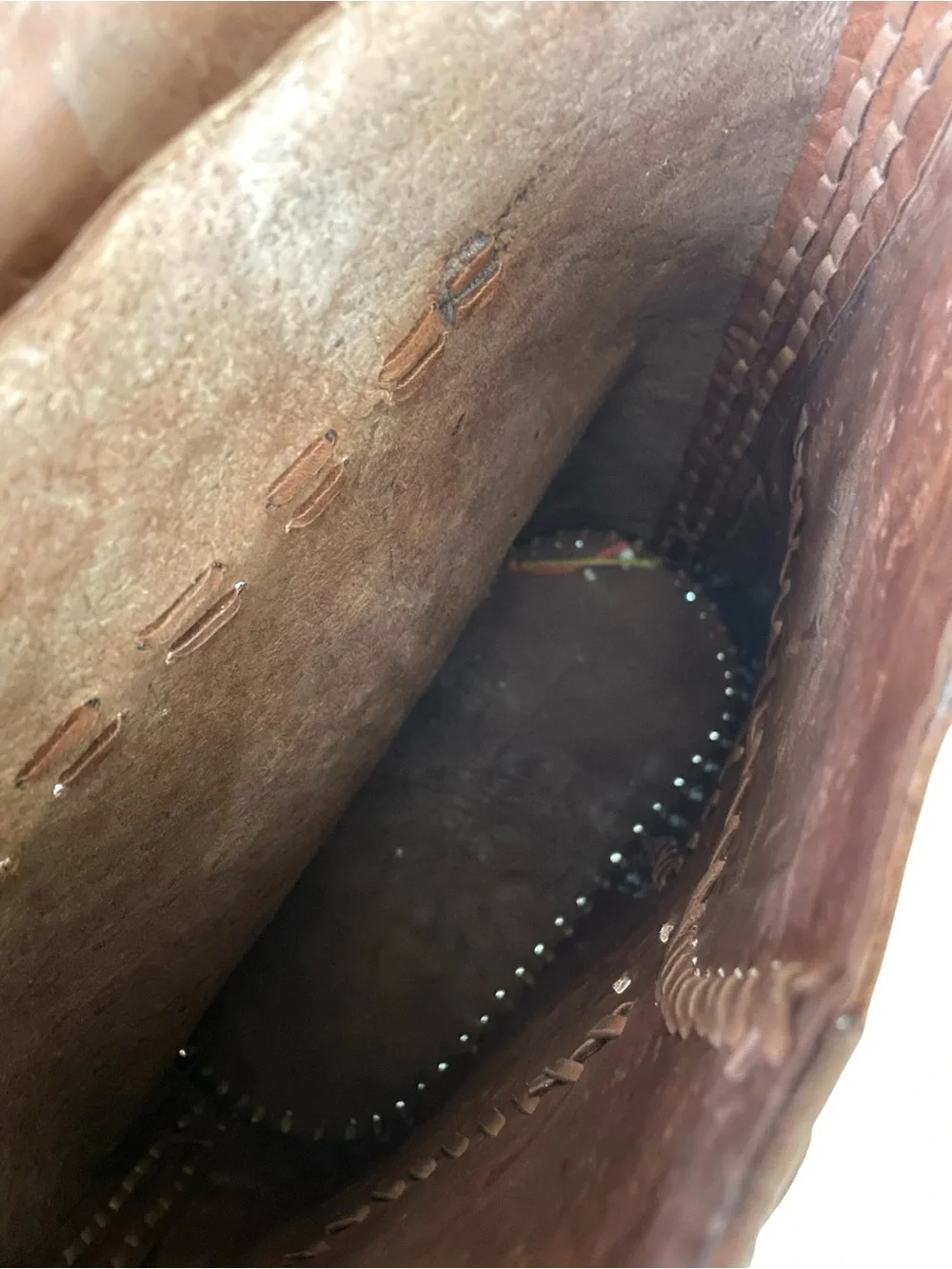Handcrafted Vintage Boho Brown Leather Shoulder Bag